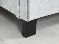 Birlea Birlea Sienna Steel Crushed Velvet Bed Frame