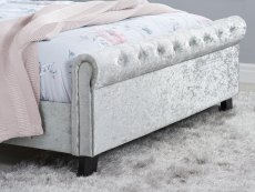 Birlea Birlea Sienna 5ft King Size Steel Crushed Velvet Bed Frame