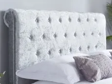 Birlea Birlea Sienna Steel Crushed Velvet Ottoman Bed Frame