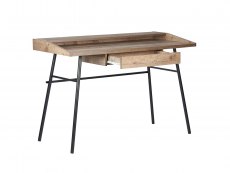 Birlea Birlea Urban Rustic 1 Drawer Office Desk With Shelf (Flat Packed)