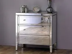 Birlea Birlea Valencia 3 Drawer Chest (Assembled)