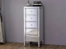 Birlea Birlea Valencia 5 Drawer Narrow Chest (Assembled)