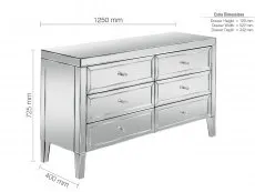 Birlea Birlea Valencia 6 Drawer Chest (Assembled)