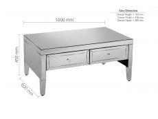 Birlea Birlea Valencia Coffee Table (Assembled)