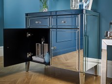 Birlea Birlea Valencia Mirrored 2 Drawer 2 Door Sideboard (Assembled)