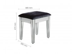 Birlea Birlea Valencia Stool (Flat Packed)