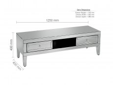 Birlea Birlea Valencia TV Unit (Assembled)