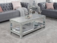 Birlea Birlea Vienna Mirrored Coffee Table (Assembled)