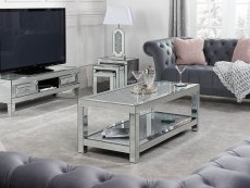 Birlea Birlea Vienna Mirrored Coffee Table (Assembled)