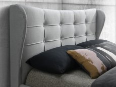 Birlea Birlea Harper 4ft6 Double Dove Grey Upholstered Fabric Bed Frame