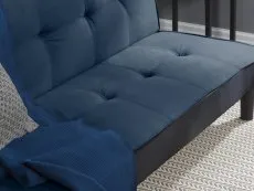 Birlea Furniture & Beds Birlea Aurora Midnight Blue Velvet Sofa Bed