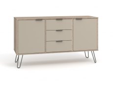 Core Augusta Driftwood and Calico Medium Sideboard with 2 Door 3 Drawer (Flat Packed)