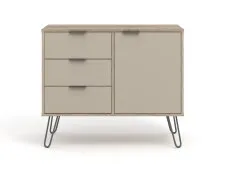 Core Products Core Augusta Driftwood and Calico 1 Door 3 Drawer Small Sideboard