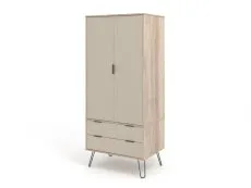 Core Core Augusta Driftwood and Calico 2 Door 2 Drawer Double Wardrobe