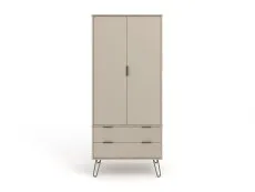 Core Core Augusta Driftwood and Calico 2 Door 2 Drawer Double Wardrobe