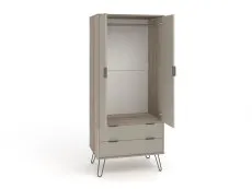 Core Core Augusta Driftwood and Calico 2 Door 2 Drawer Double Wardrobe