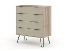 Core Products Core Augusta Driftwood and Calico 4 Drawer Chest of Drawers