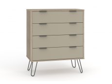 Core Products Core Augusta Driftwood and Calico 4 Drawer Chest of Drawers (Flat Packed)