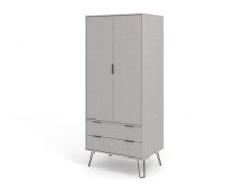 Core Products Core Augusta Grey 2 Door 2 Drawer Double Wardrobe (Flat Packed)