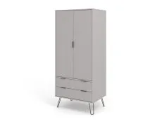 Core Core Augusta Grey 2 Door 2 Drawer Double Wardrobe