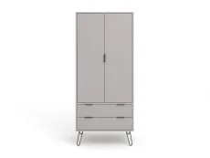 Core Core Augusta Grey 2 Door 2 Drawer Double Wardrobe