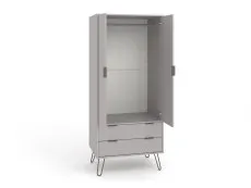 Core Core Augusta Grey 2 Door 2 Drawer Double Wardrobe