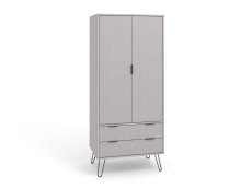 Core Products Core Augusta Grey 2 Door 2 Drawer Double Wardrobe (Flat Packed)