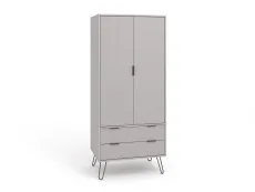 Core Core Augusta Grey 2 Door 2 Drawer Double Wardrobe