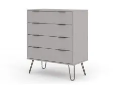 Core Core Augusta Grey 4 Drawer Chest of Drawers