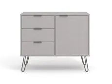 Core Core Augusta Grey Small Sideboard with 1 Door 3 Drawer
