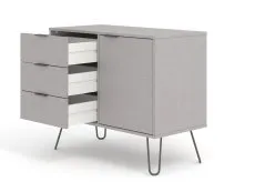 Core Products Core Augusta Grey Small Sideboard with 1 Door 3 Drawer