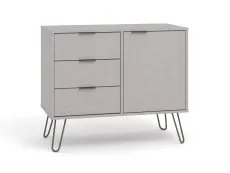 Core Core Augusta Grey Small Sideboard with 1 Door 3 Drawer