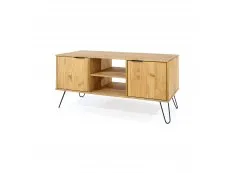 Core Products Core Augusta Waxed Pine 2 Door Flat Screen TV Unit