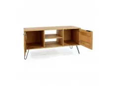 Core Products Core Augusta Waxed Pine 2 Door Flat Screen TV Unit