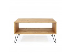 Core Products Core Augusta Waxed Pine Open Coffee Table (Flat Packed)