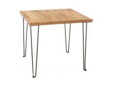 Core Augusta Waxed Pine Standard Lamp Table  (Flat Packed)