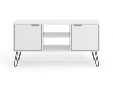 Core Products Core Augusta White 2 Door Flat Screen TV Unit (Flat Packed)