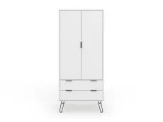 Core Core Augusta White 2 Door 2 Drawer Wardrobe