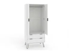 Core Core Augusta White 2 Door 2 Drawer Wardrobe