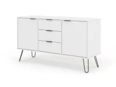 Core Products Core Augusta White Medium Sideboard with 2 Door 3 Drawer