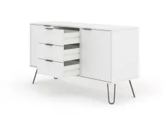 Core Products Core Augusta White Medium Sideboard with 2 Door 3 Drawer