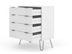 Core Products Core Augusta White 4 Drawer Chest of Drawers