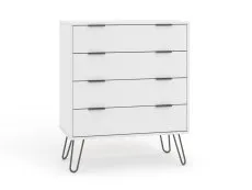 Core Core Augusta White 4 Drawer Chest of Drawers