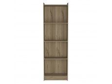 Core Products Core Brooklyn Bleached Pine Effect 4 Shelf Bookcase (Flat Packed)