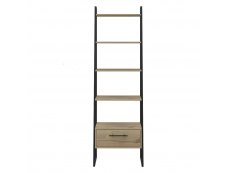 Core Products Core Brooklyn Bleached Pine Effect 1 Drawer Ladder Shelf Unit (Flat Packed)