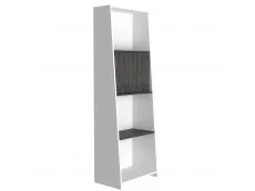 Core Core Dallas White and Grey Oak Bookcase