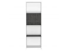 Core Core Dallas White and Grey Oak Bookcase