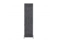 Core Core Dallas White and Grey Oak Tall 2 Door Storage Cabinet