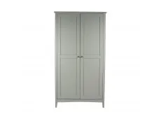 Core Como Light Grey 2 Door Wardrobe