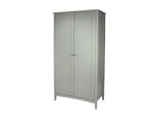 Core Products Core Como Light Grey 2 Door Wardrobe